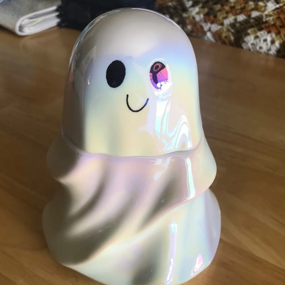 NWT Target Bullseye Halloween Ghost Decorative Bowl